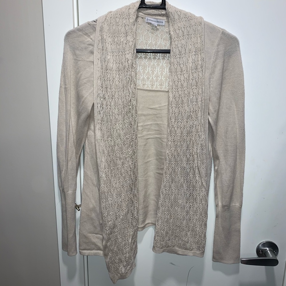 Comfy Warm Cardigan With Lace